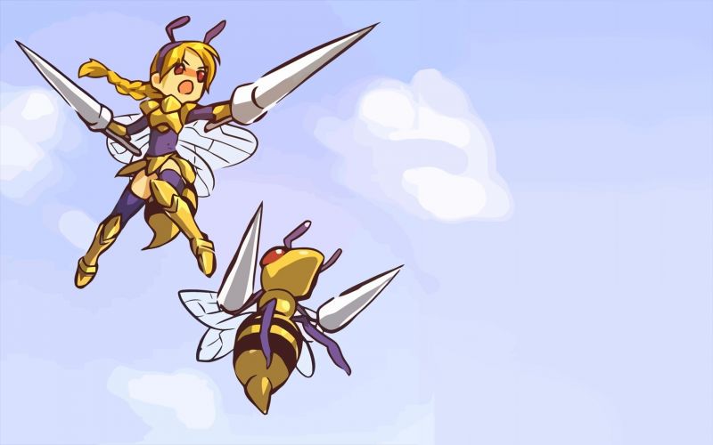 illustration, cartoon, Hitec, insect, Bee, flower illustration, cartoon, Hitec, insect, Bee, flower