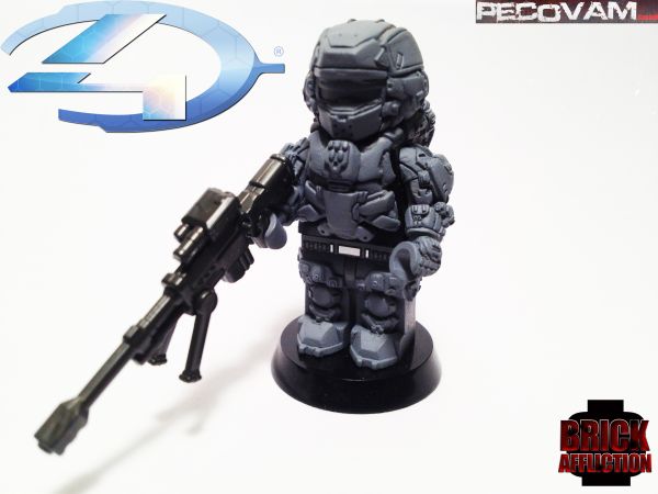 LEGO,Brick,4,Halo,warrior,custom