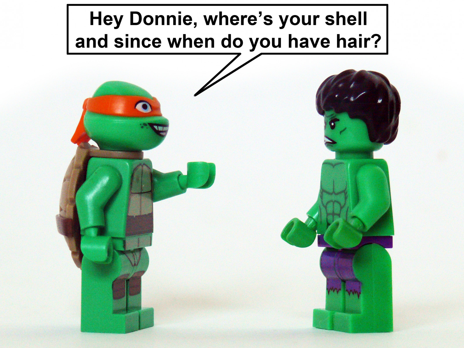 zelená, vlasy, legrační, LEGO, Ninja, skořápka, Mikey, super, želvy, Donnie, mutant, hrdinové, Vrak, zázrak, Michelangelo, Avengers, Donatello, TMNT, dospívající