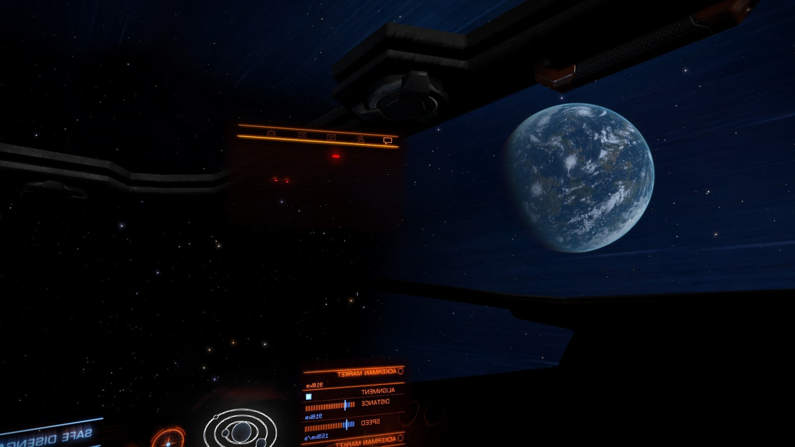 videohry, planeta, prostor, vozidlo, atmosféra, astronomie, Elite Nebezpečný, průzkum, půlnoc, první osoba, divadlo, Snímek obrazovky, 1920x1080 px, Atmosféra Země, vesmír, astronomický objekt