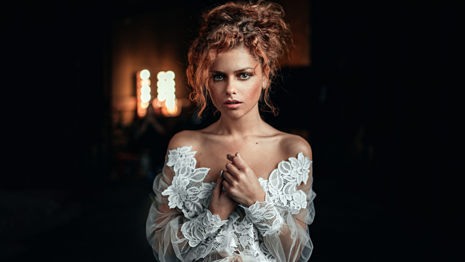 tvář, ženy, model, portrét, móda, svatební šaty, jaro, supermodelka, přistávací dráha, krása, účes, talár, módní přehlídka, módní design, haute couture