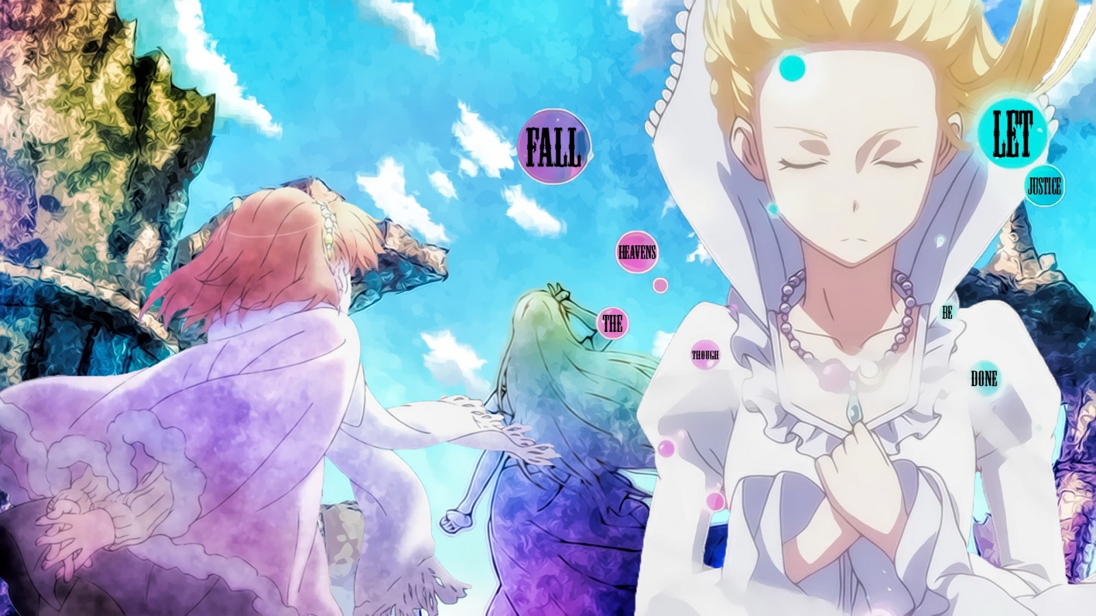 ilustrace, anime, Aldnoah Zero, Asseylum Vers Allusia, mytologie, Snímek obrazovky, 1920x1080 px