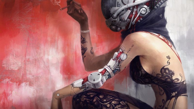 1920x1080 px,Cyborg,Neuromancer
