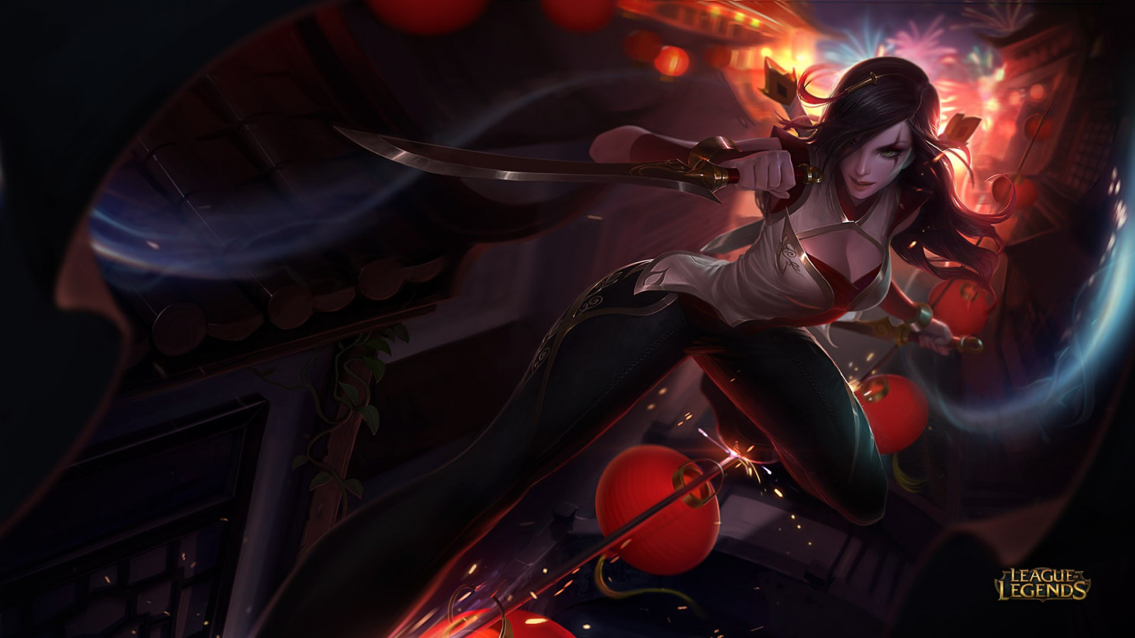 1920x1080 px, Daggers, Katarina, Liga af legender