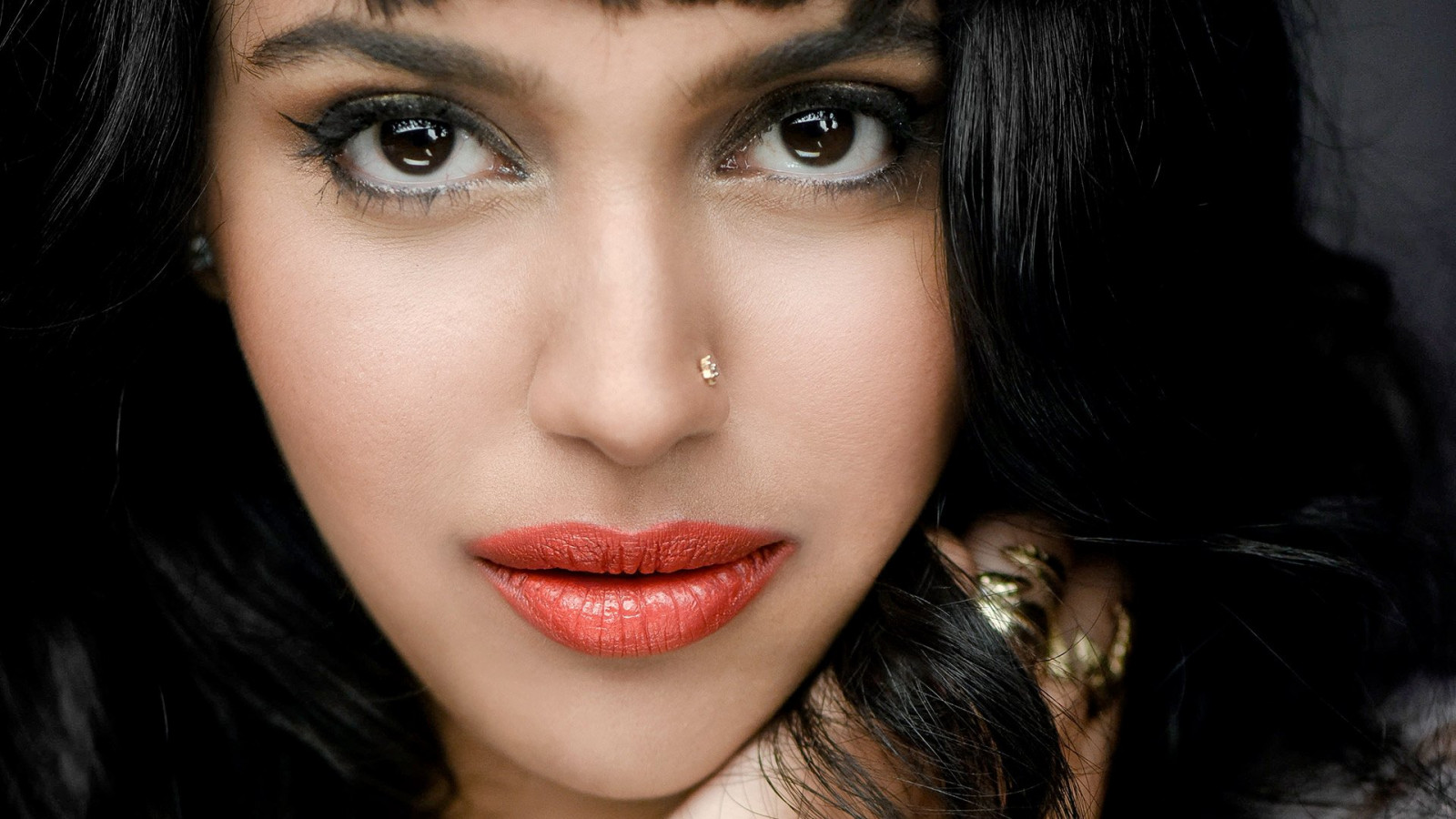 배경 화면 1920x1080px, 여배우, 아름다운, 아름다움, Bhaskar, 갈색 머리의, 귀엽다, 눈, 얼굴, 그림