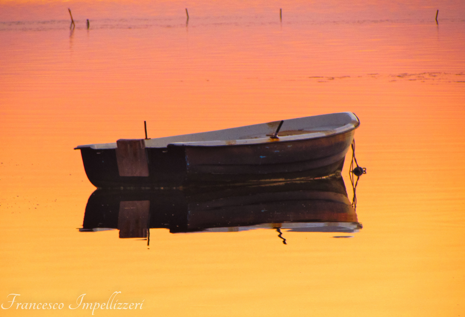 特拉帕尼, 西西里亚, 日落, 船