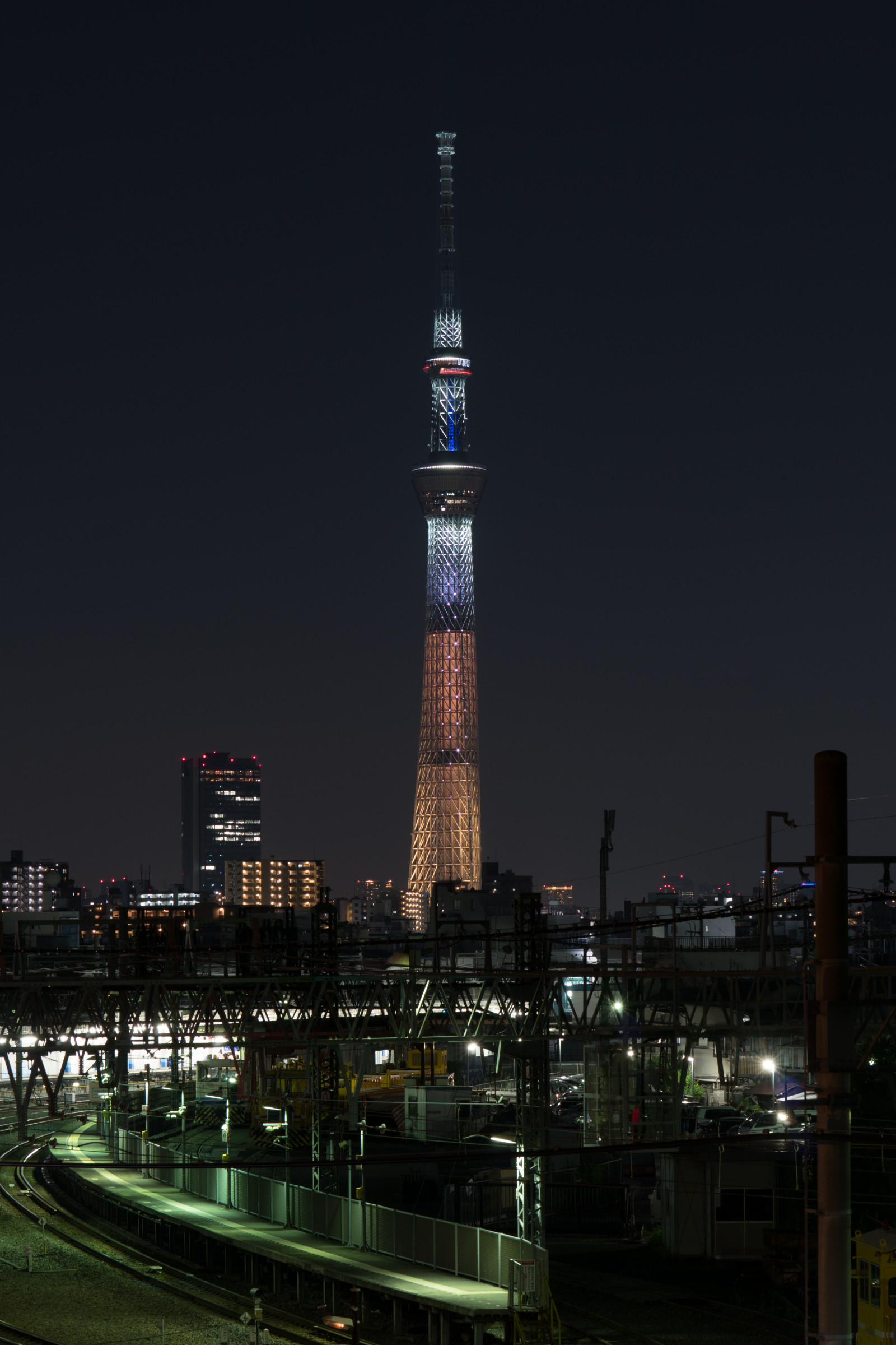 Giappone, città, paesaggio urbano, notte, architettura, riflessione, orizzonte, grattacielo, sera, Torre, Sony, crepuscolo, metropoli, Tokyo, Jp, Skytree, nube, centro, nuvoloso, illuminato, illuminazione, illuminazione, CC, punto di riferimento, Tokyo Sky Tree, Kanegafuchi, a6300, 6300, Creative Commons, fe70200mm, fe70200mmf4goss, Kirameki, area urbana, atmosfera della terra, area metropolitana, insediamento umano, palazzone