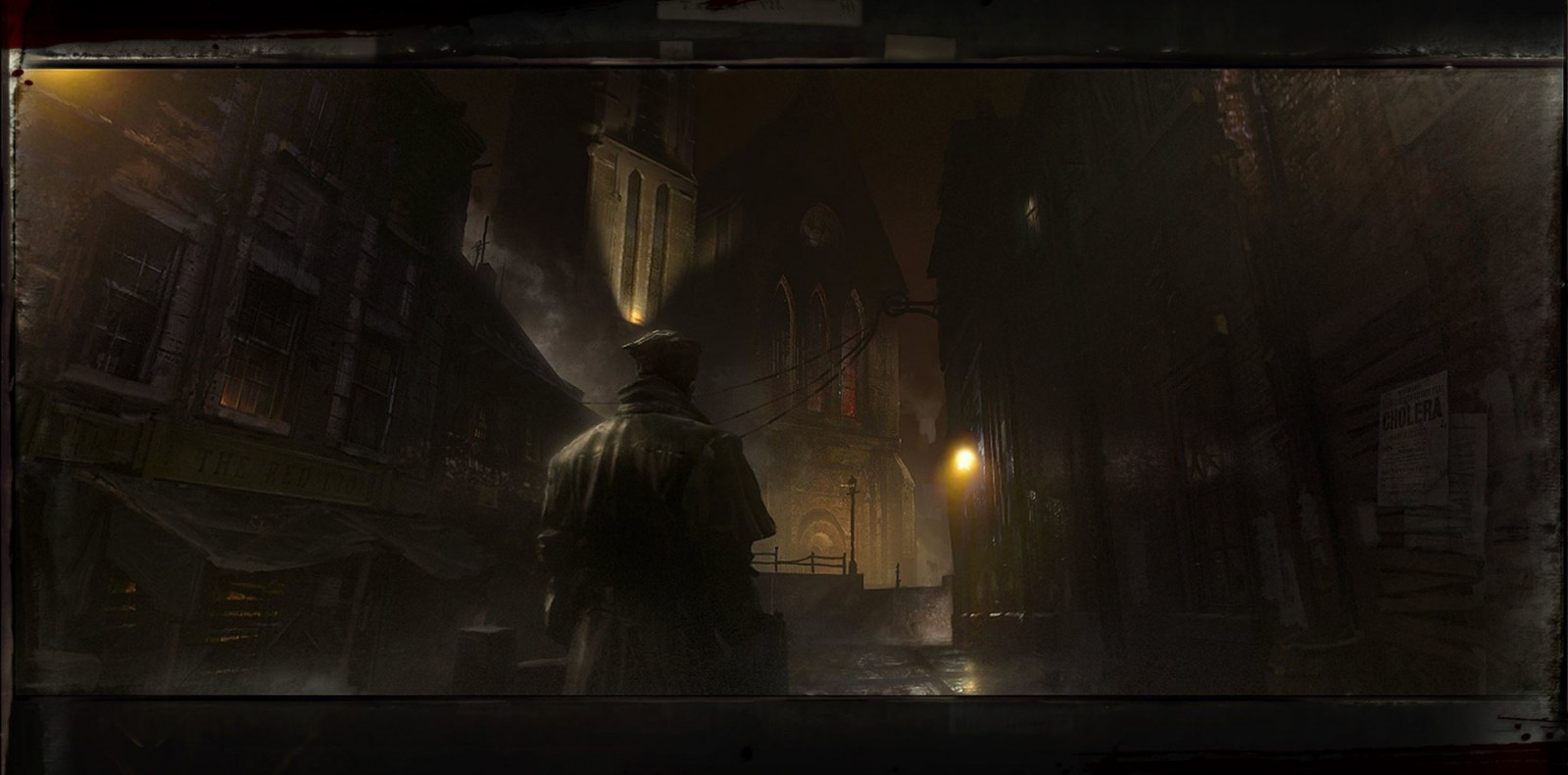VAMPYR, Video Game Art, gotický, temný, mlha, Londýn, město, Jonathan Reid
