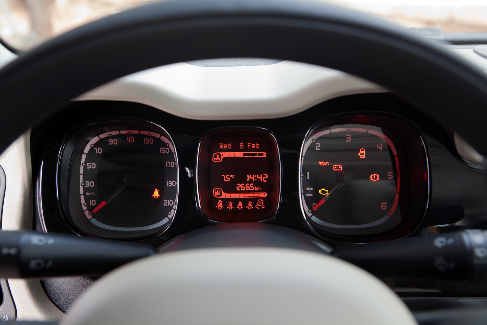 Wallpaper panda, sports car, steering wheel, Sedan, FIAT, netcarshow