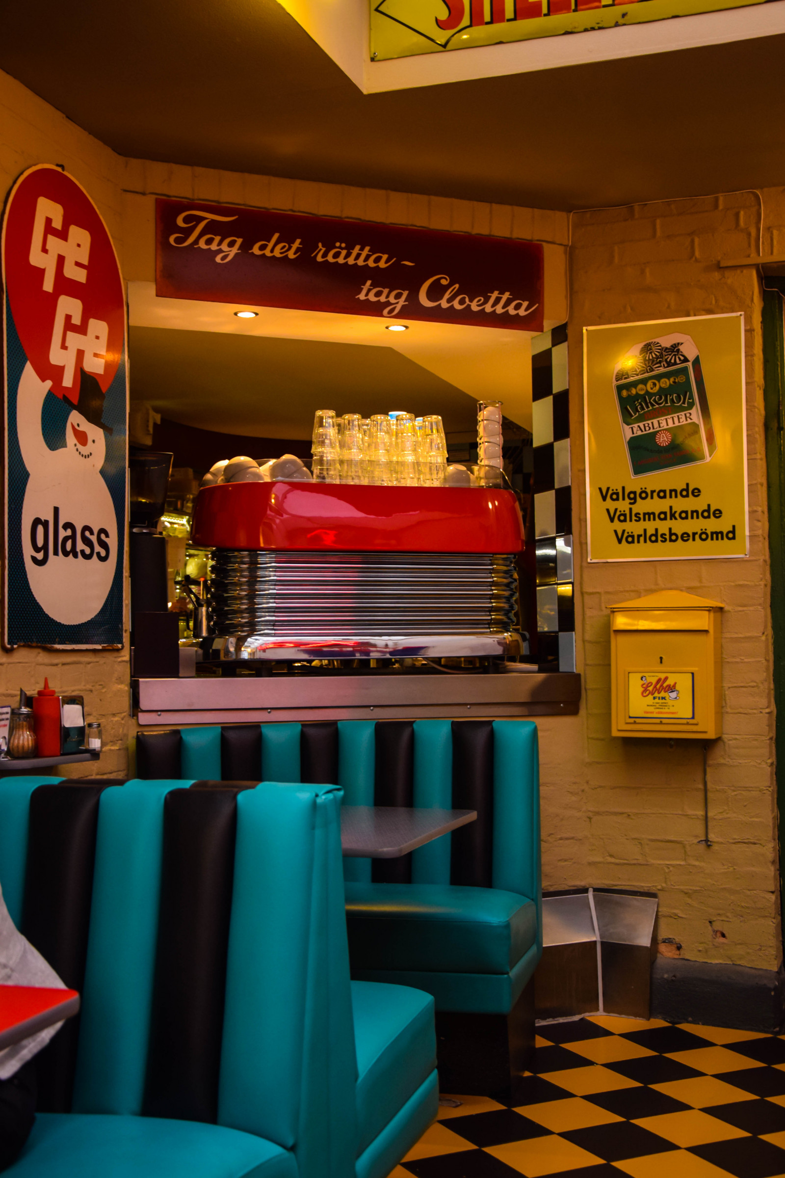 pokoj, místnost, káva, bar, restaurace, Švédsko, Vzhled interiéru, Sverige, barva, cityview, retro, sk nel n, se, Street View, euorpe, helsingborg, ebbasfik, Fika, cAF, 50tal, swedishfika, 50century