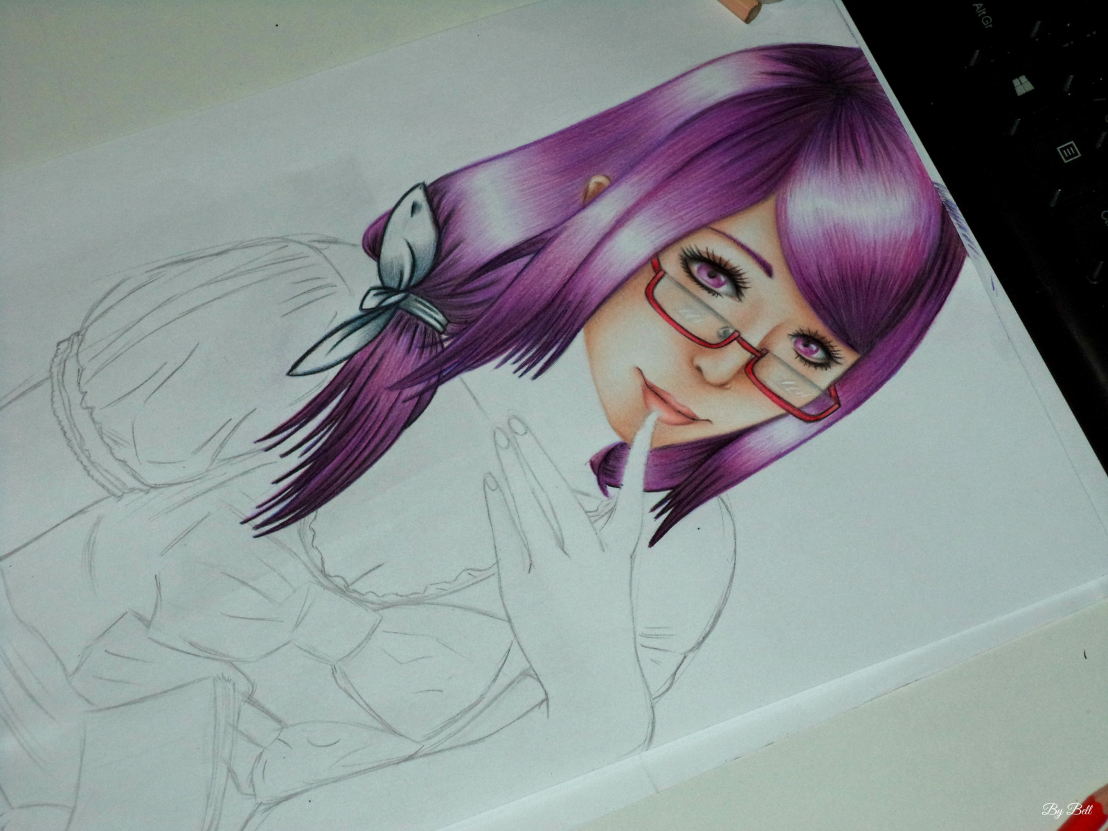 Tokio, výkres, realista, démon, Rize