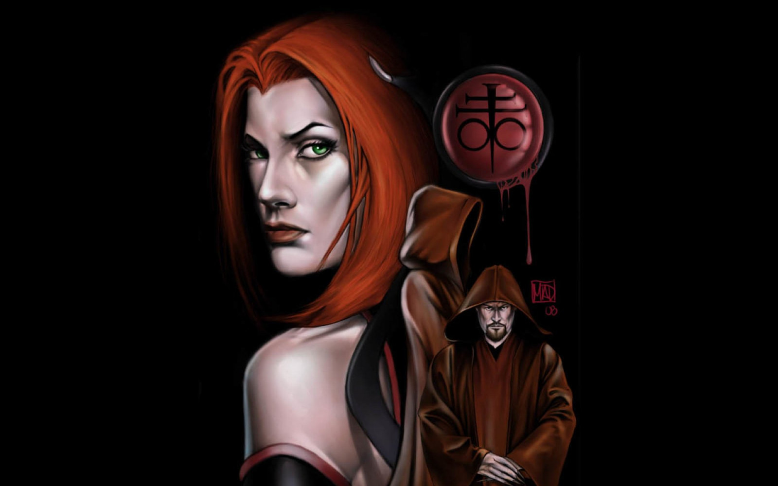 Wallpaper 1920x1200 px, action, adventure, blood, BloodRayne, dark