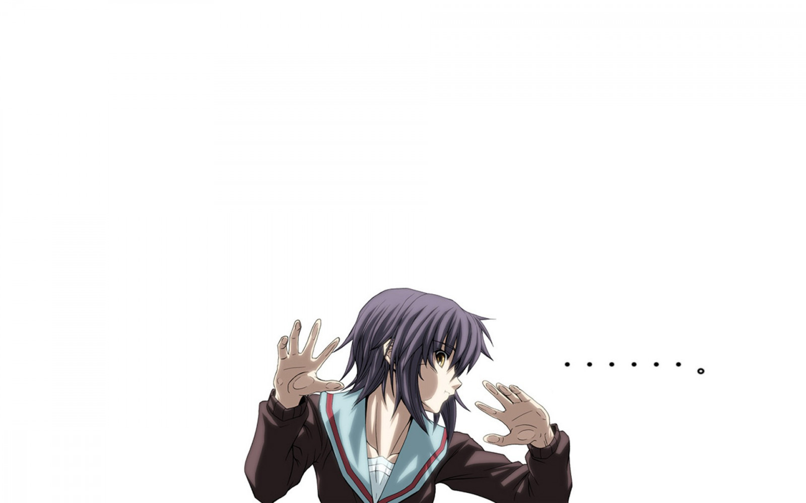 anime, kreslená pohádka, Nagato Yuki, Melancholie Haruhi Suzumiya, Suzumiya Haruhi no Yuutsu, figurka, mangaka