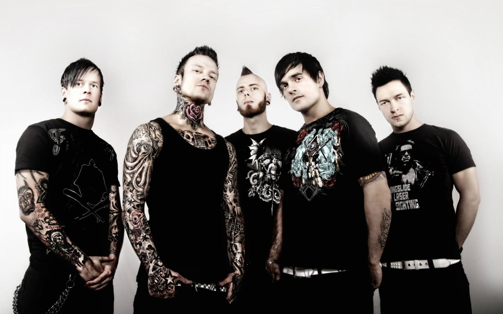 tričko, tetování, vlasy, dívej se, sociální skupina, rockeři, Mrtvý do dubna