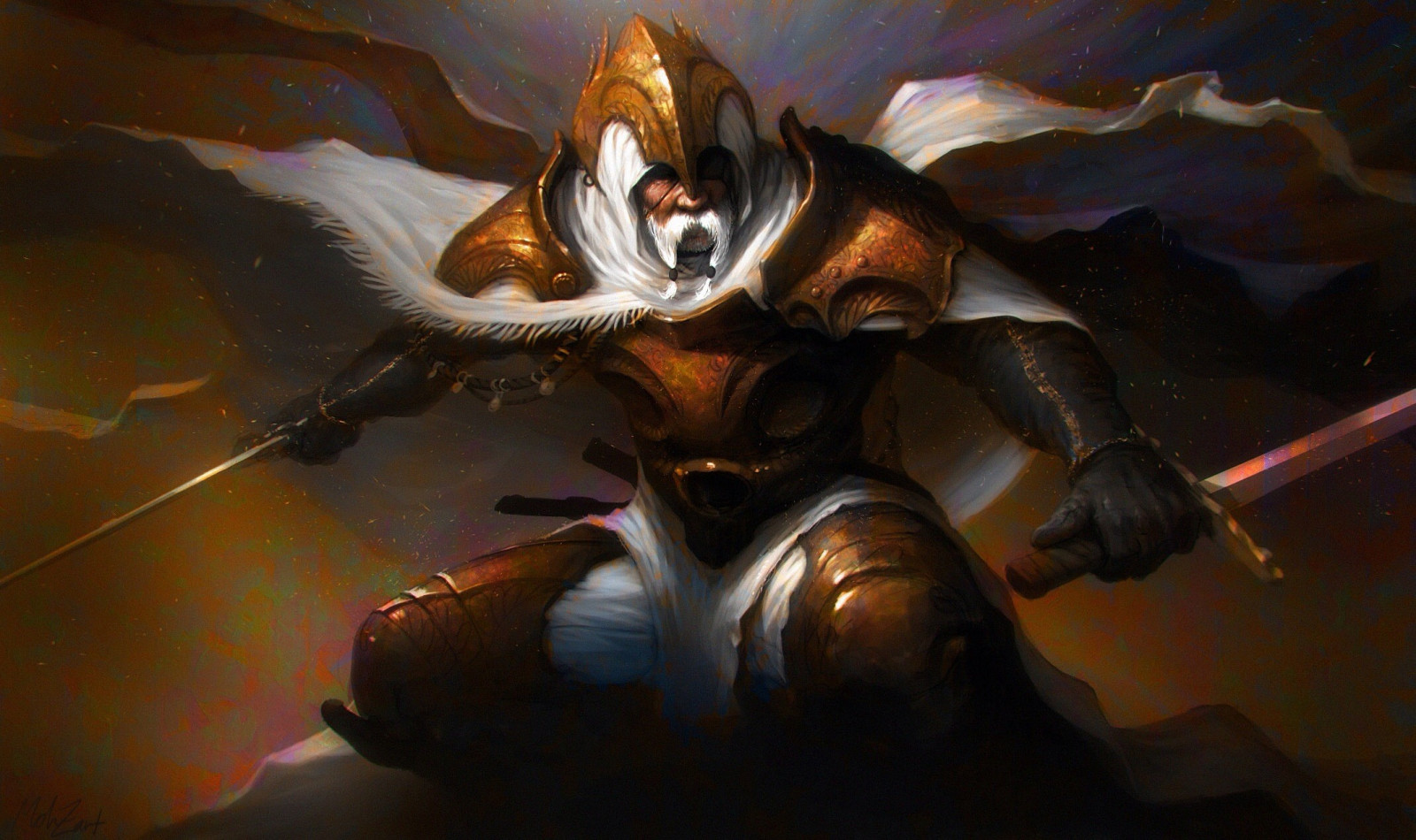 digitální umění, anime, brnění, meč, bojovník, pláštěnky, tma, Snímek obrazovky, mecha, počítač tapeta