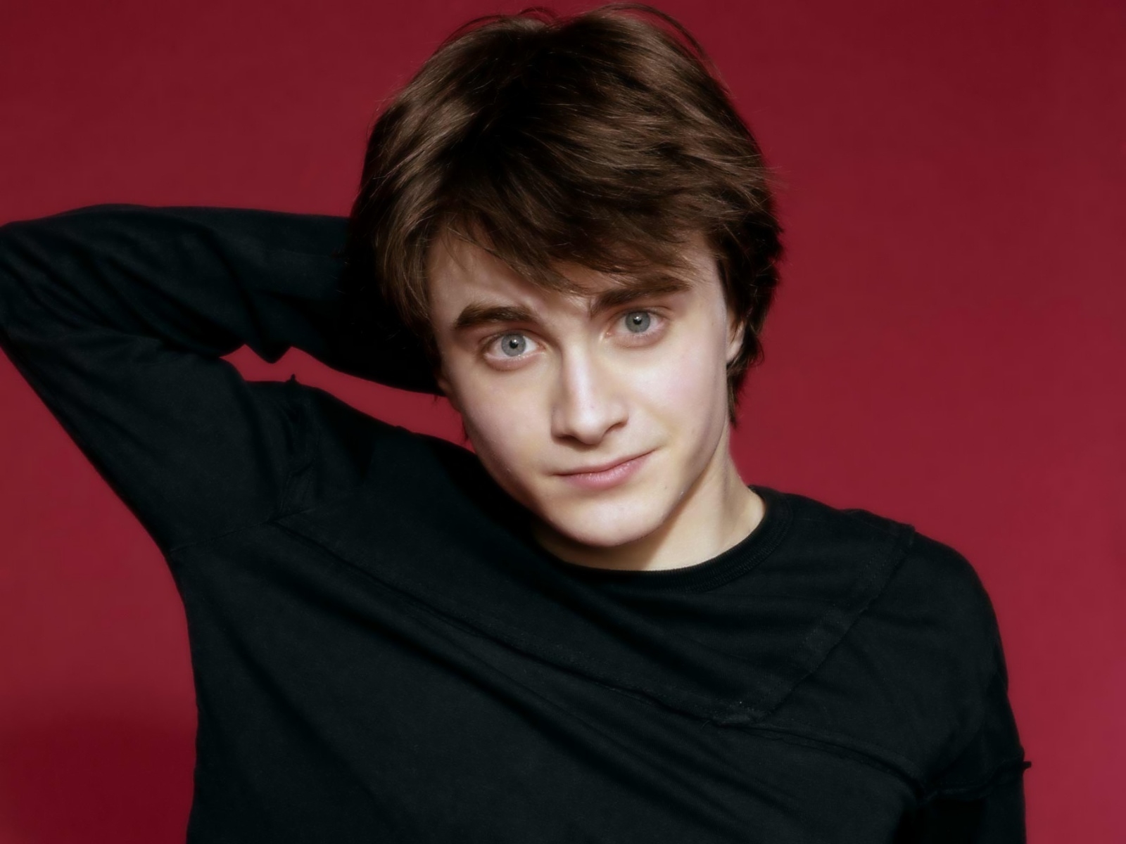 Daniel Radcliffe, Darsteller, Lächeln, Kerl, Berühmtheit, Hand, Gesten, Auge