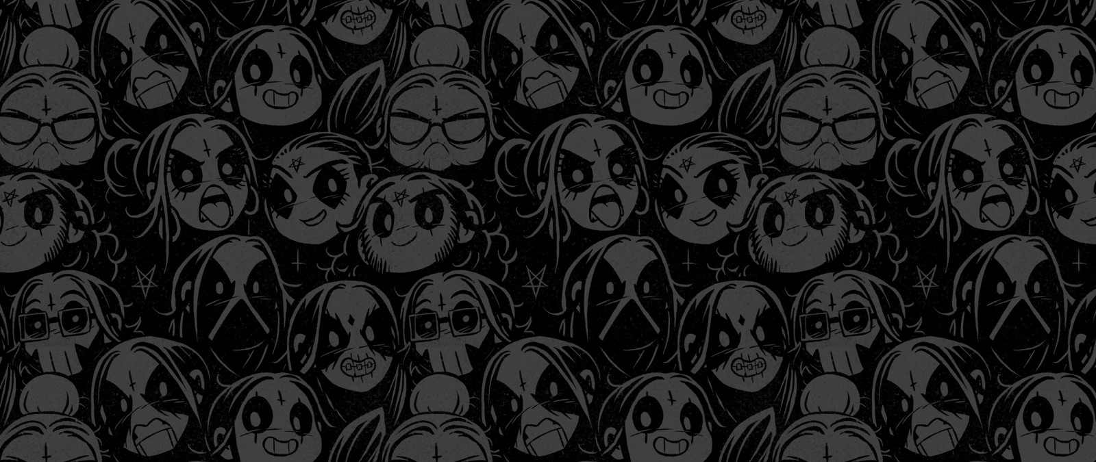 Wallpaper black metal, dark background, monochrome, JP Ahonen