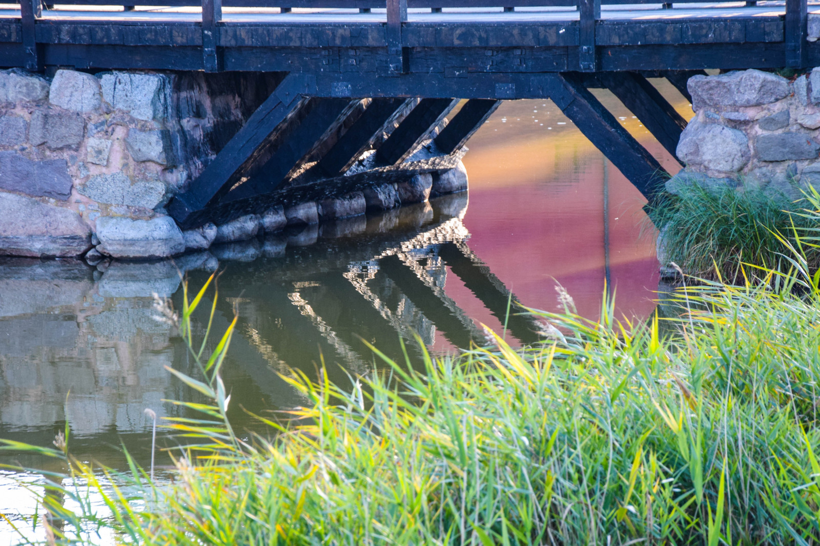 voda, nebe, hrad, most, Švédsko, Evropa, doprava, renesance, podzim, venkovní, odrazy, slott, Malmo, h st, Malm hus, vodní