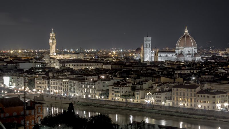 panoráma města, město, noc, urban area, mezník, panoráma panoráma města, město, noc, urban area, mezník, panoráma