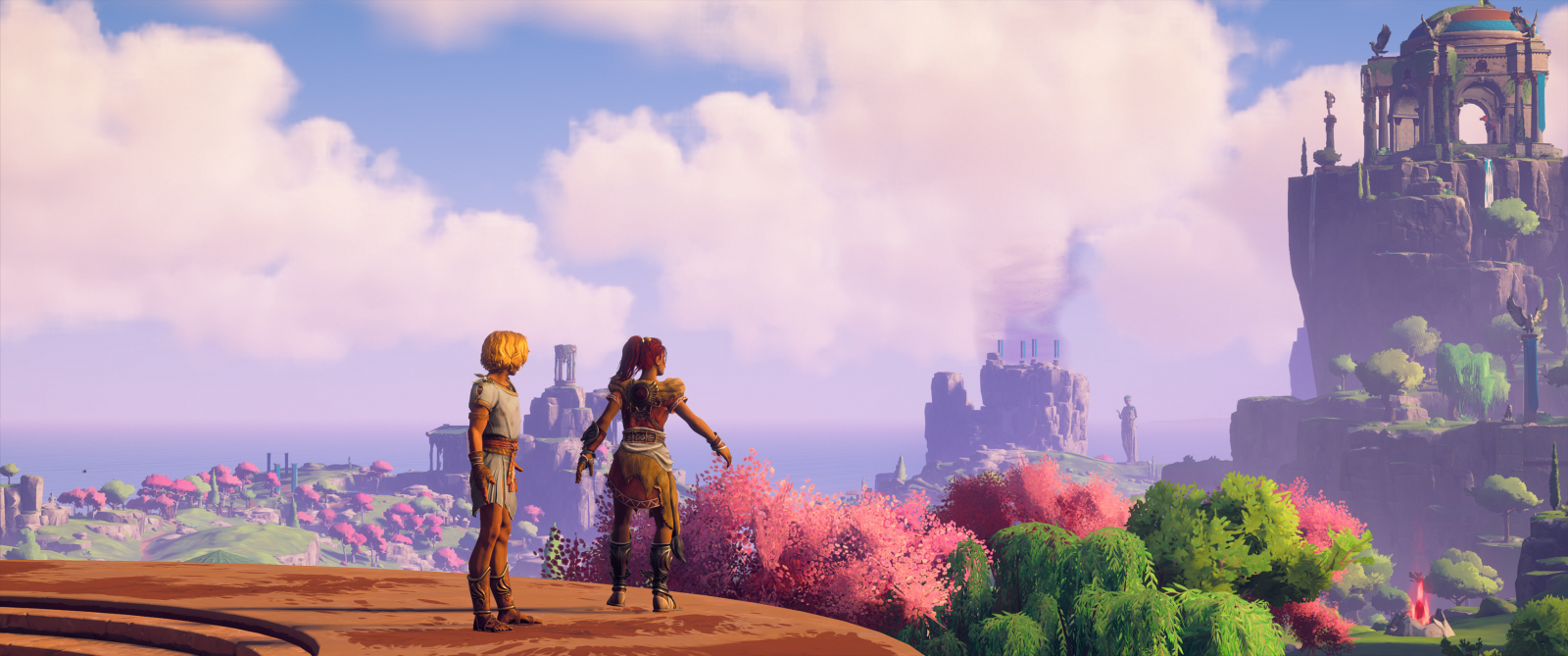 nube, cielo, pianta, giorno, mondo, viola, People in nature, albero, luce del sole, contento, rosa, viaggio, Natural landscape, orizzonte, tempo libero, paesaggio, magenta, petalo, ricreazione, prateria, cumulo, evento, collina, divertimento, inquinamento, natura selvaggia, erba, fumo, roccia, Turismo, a passeggio, personaggio fittizio, fiorire, vacanza, avventura