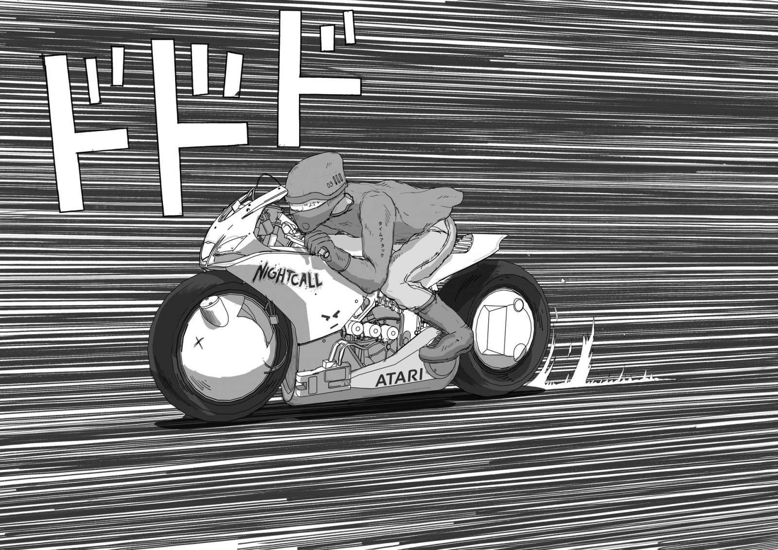 subclass s, Radfahrer, Motorrad, einfarbig, Anime, Speedforce