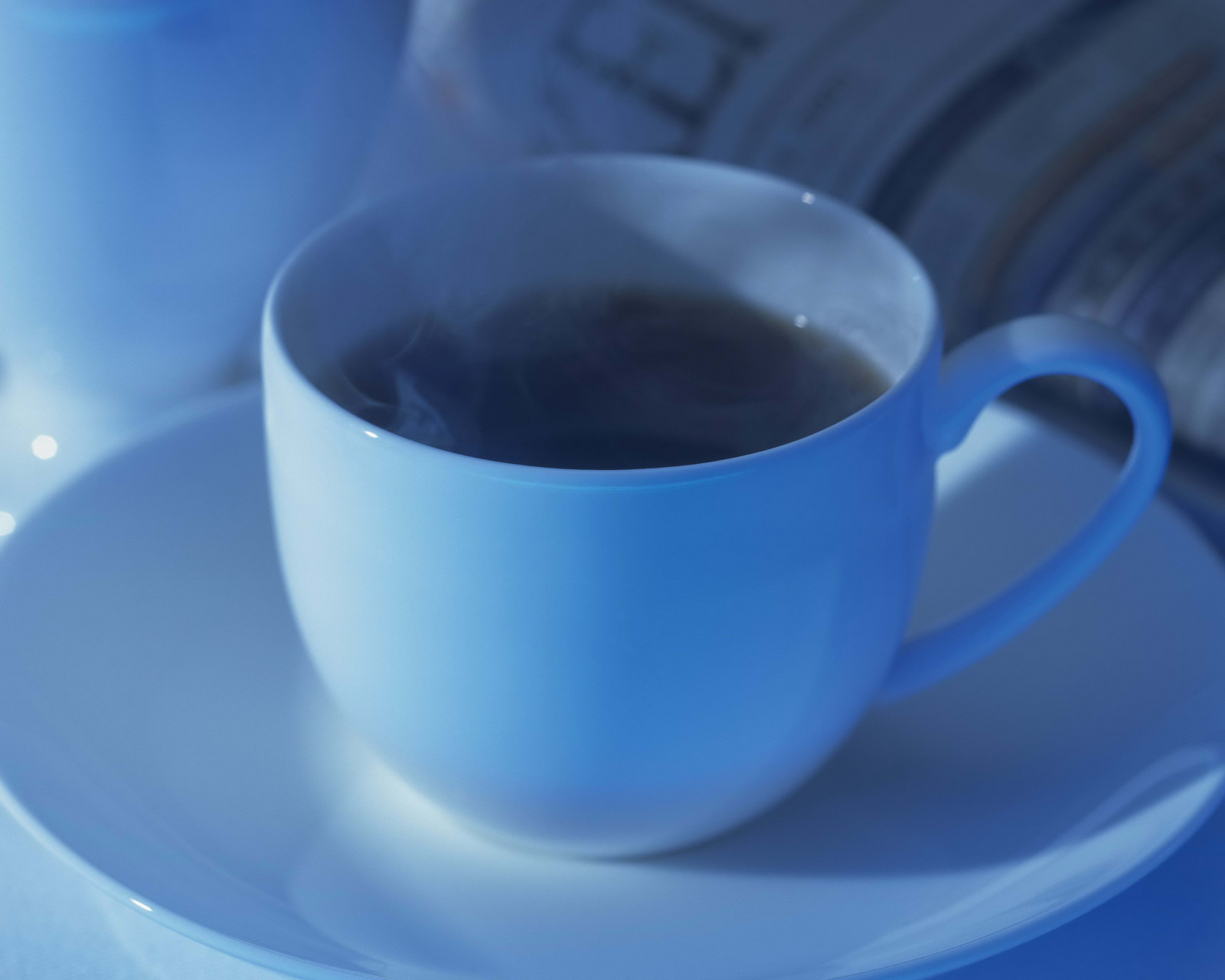 blu, caffè, bere, tè, tazza, caffè espresso, caffeina, leggero, tazza di caffè, piattino