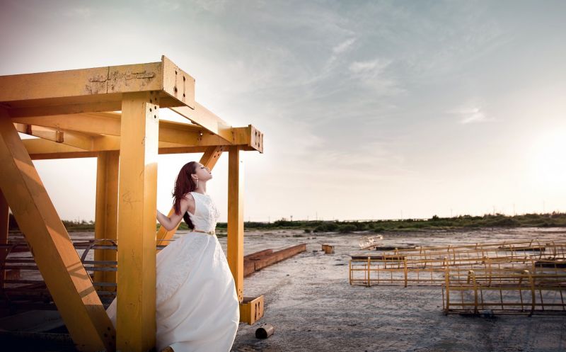 ženy venku, ženy, model, dřevo, dovolená