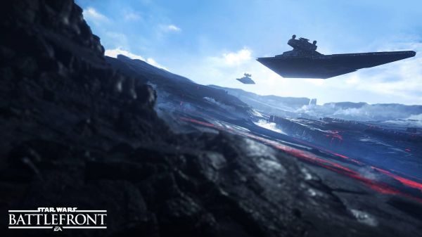 Star Wars, video games, vehicle, spaceship, Star Destroyer, Alps