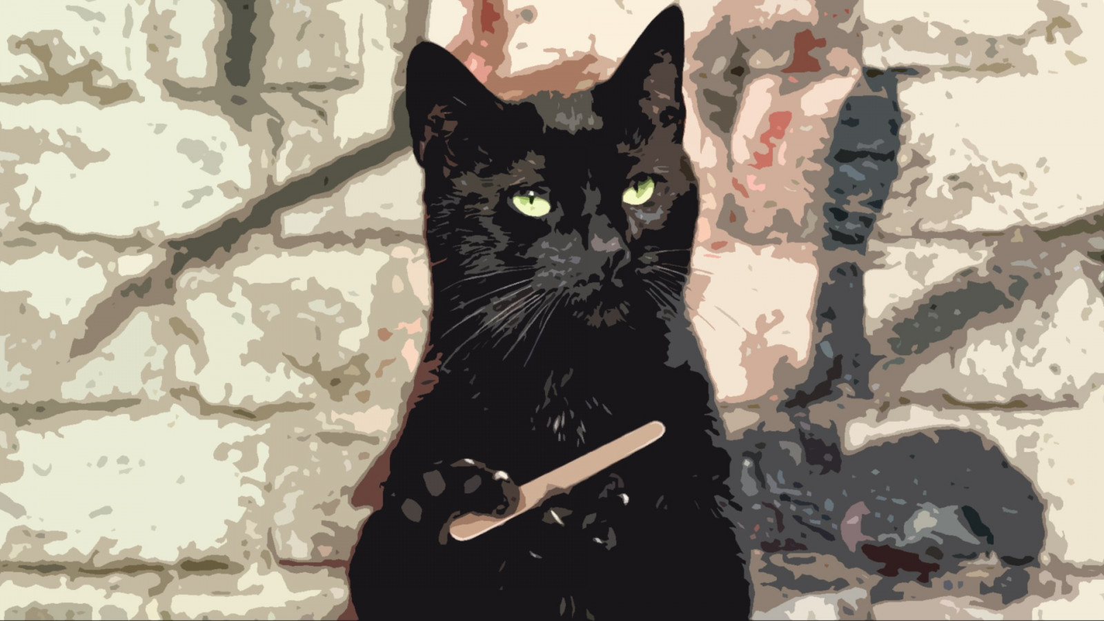 Fond D cran Illustration Chat Animaux Humour Chats Noirs Chat Fond D cran Illustration Chat Animaux Humour Chats Noirs Chat