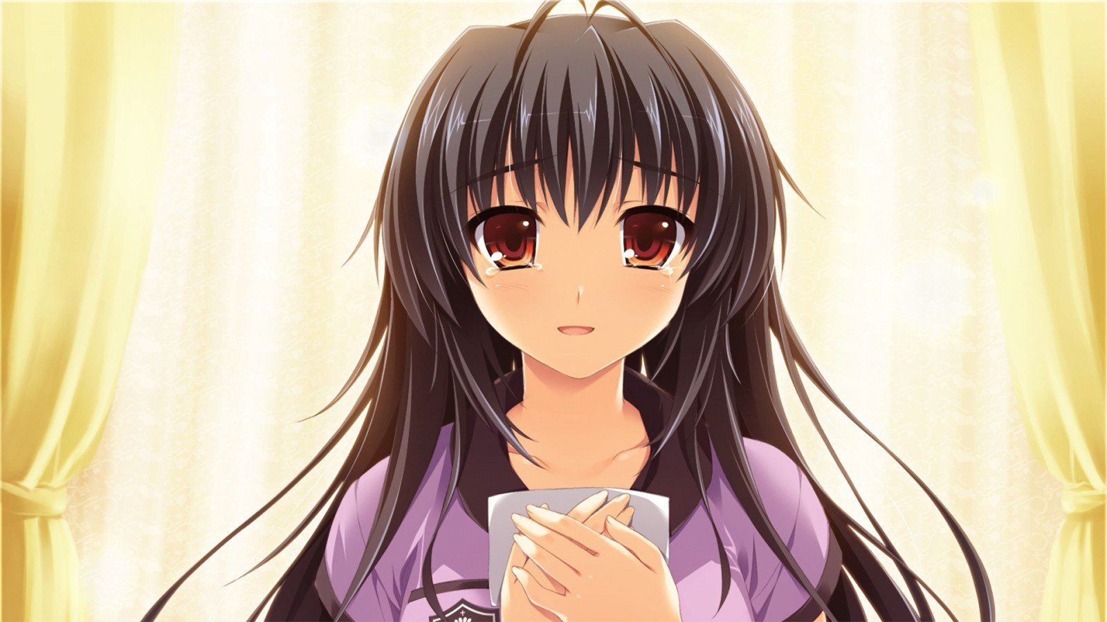 anime, manga, sort hår, hår, frisure, 1920x1080 px, mangaka, hime cut