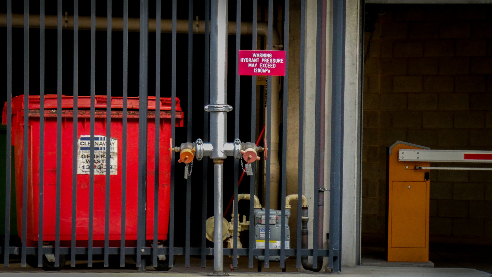 Wallpaper : red, white, black, sign, yellow, metal, dumpster, hydrant