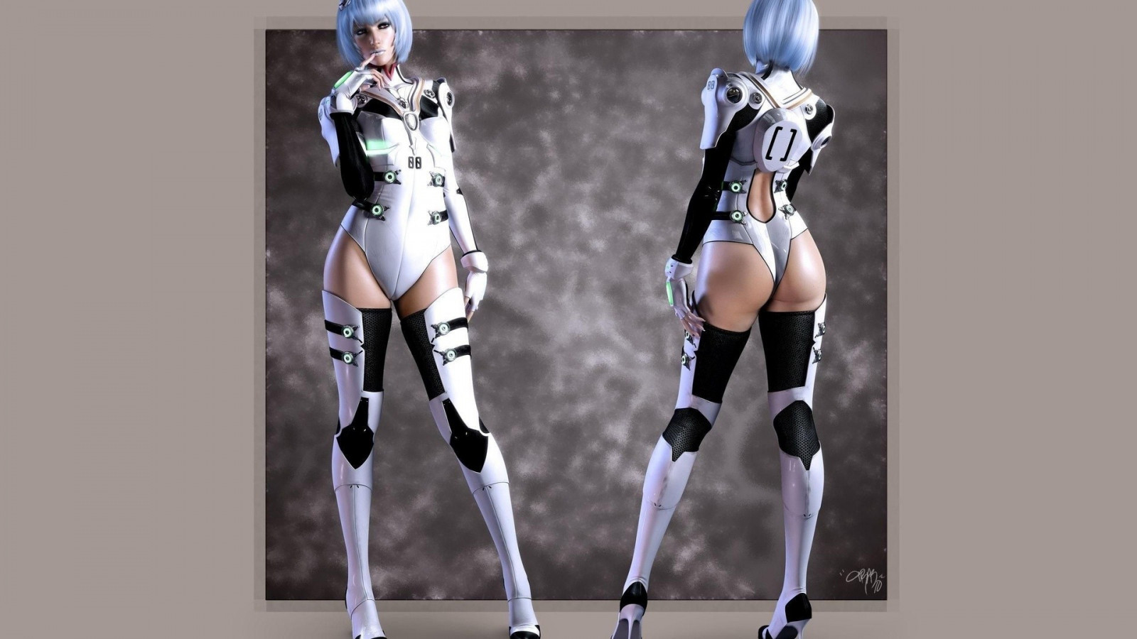 modré vlasy, osel, Neon Genesis Evangelion, Ayanami Rei, umělecká díla, sci-fi, Hračka, stroj, figurka, akční figurka