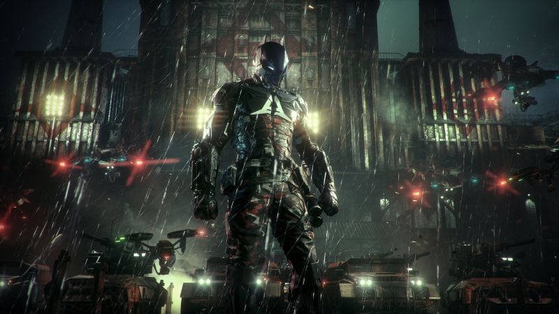 Batman, mezzanotte, oscurità, immagine dello schermo, effetti speciali, gioco pc Batman, mezzanotte, oscurità, immagine dello schermo, effetti speciali, gioco pc