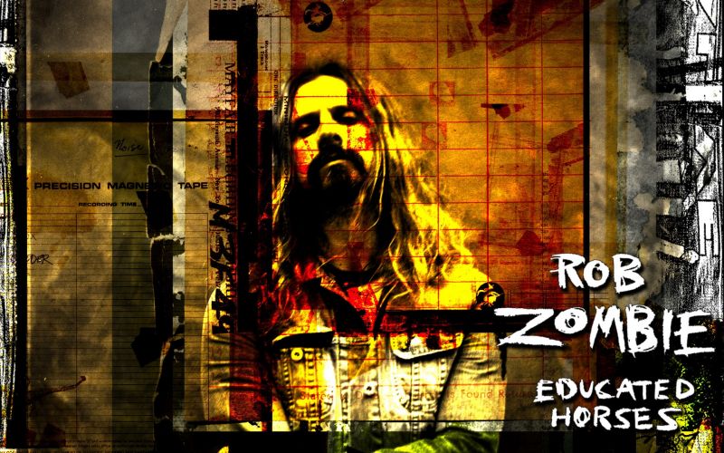 grafika, sólista, název, font, Rob Zombie grafika, sólista, název, font, Rob Zombie