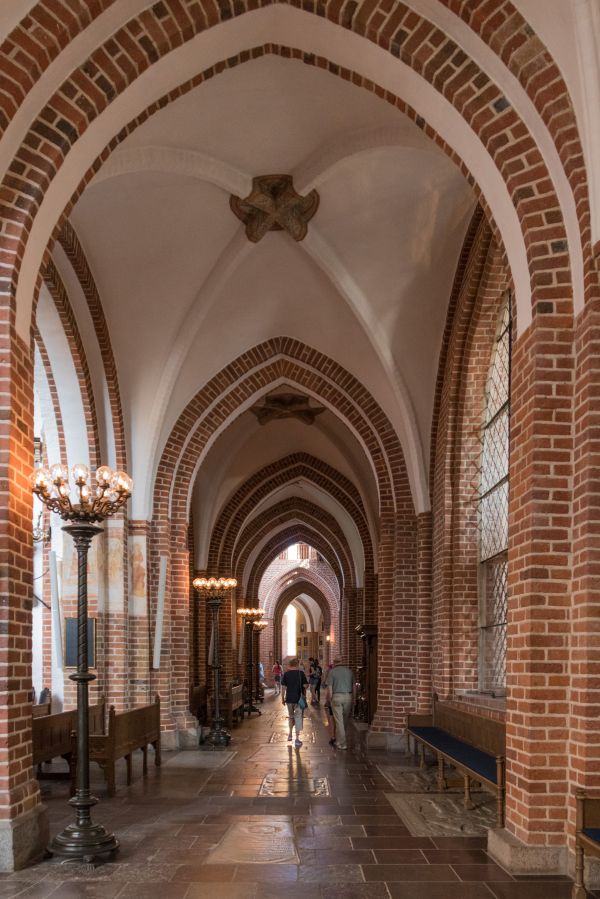 architecture, building, symmetry, arch, church, Denmark