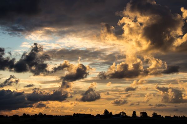 sunset,sky,clouds,himmel,moln,soderslatt