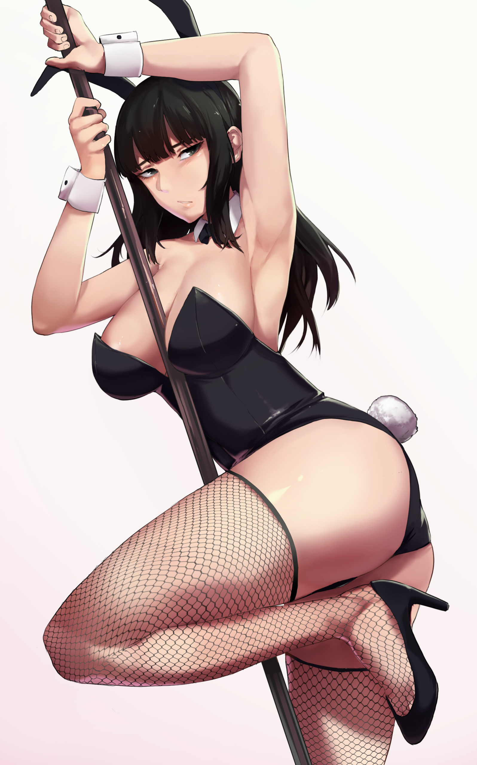 Wallpaper : anime girls, original characters, bunny girl, big boobs, Lynn  artist, simple background 1596x2560 - indigoeradicator - 1574575 - HD  Wallpapers - WallHere