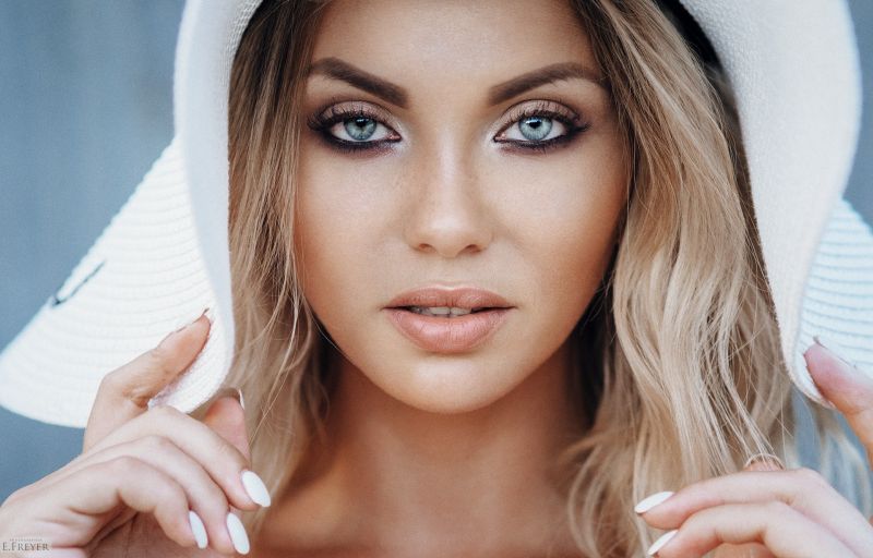 tvář, ženy, model, portrét, dlouhé vlasy, blondýnka tvář, ženy, model, portrét, dlouhé vlasy, blondýnka