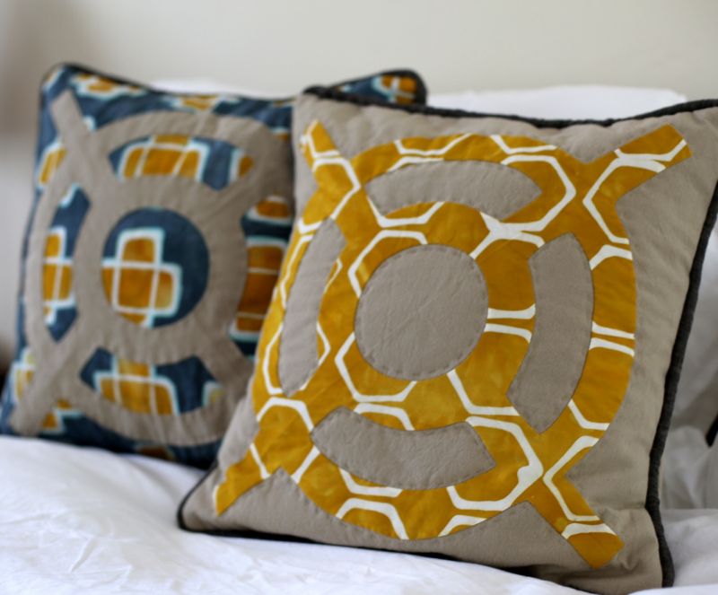 polštář, nášivka, prošívání