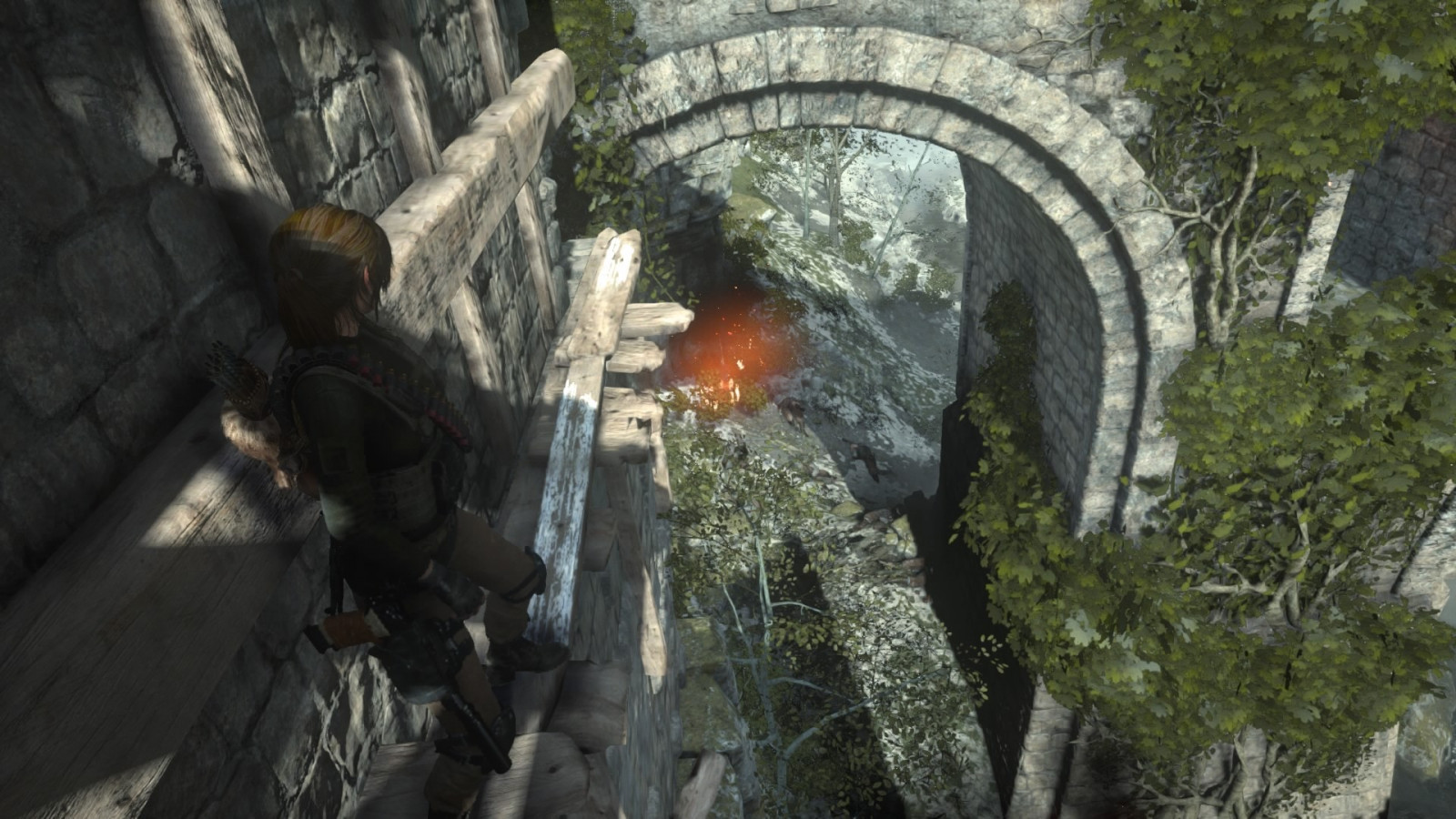 Rock, Playstation 4, Lara Croft, Grabräuber, Bildschirmfoto