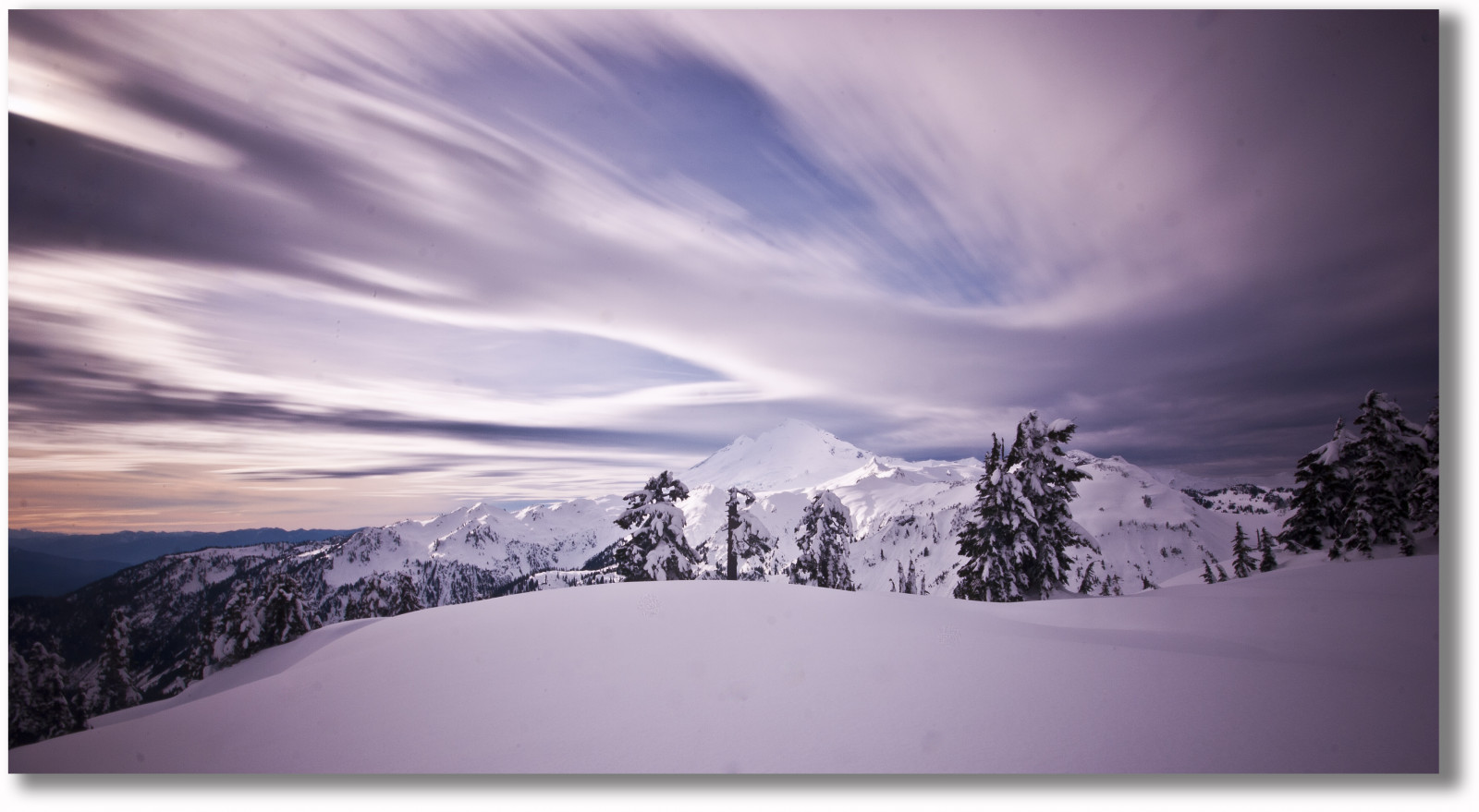 Wallpaper county, winter, mountain, snow, Motion, weather, clouds