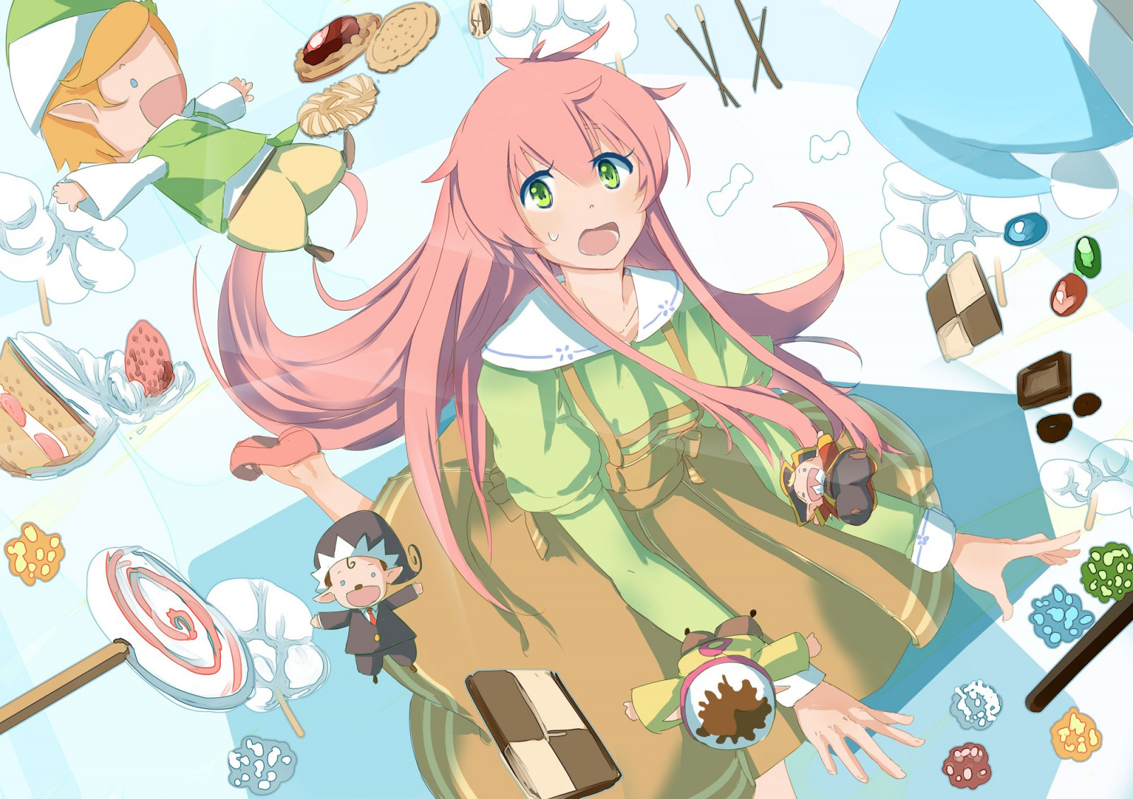 Fondos de pantalla : Jinrui wa Suitai Shimashita, Chicas anime, Watashi ...