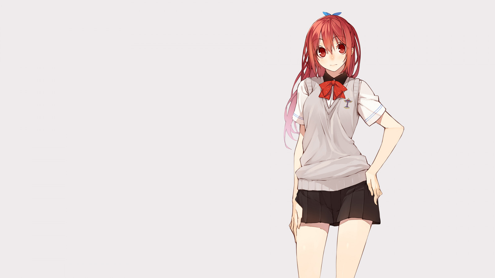 ryšavý, anime, anime dívky, móda, růžový, jaro, oblečení, Volný, uvolnit, Gou, ruka, focení