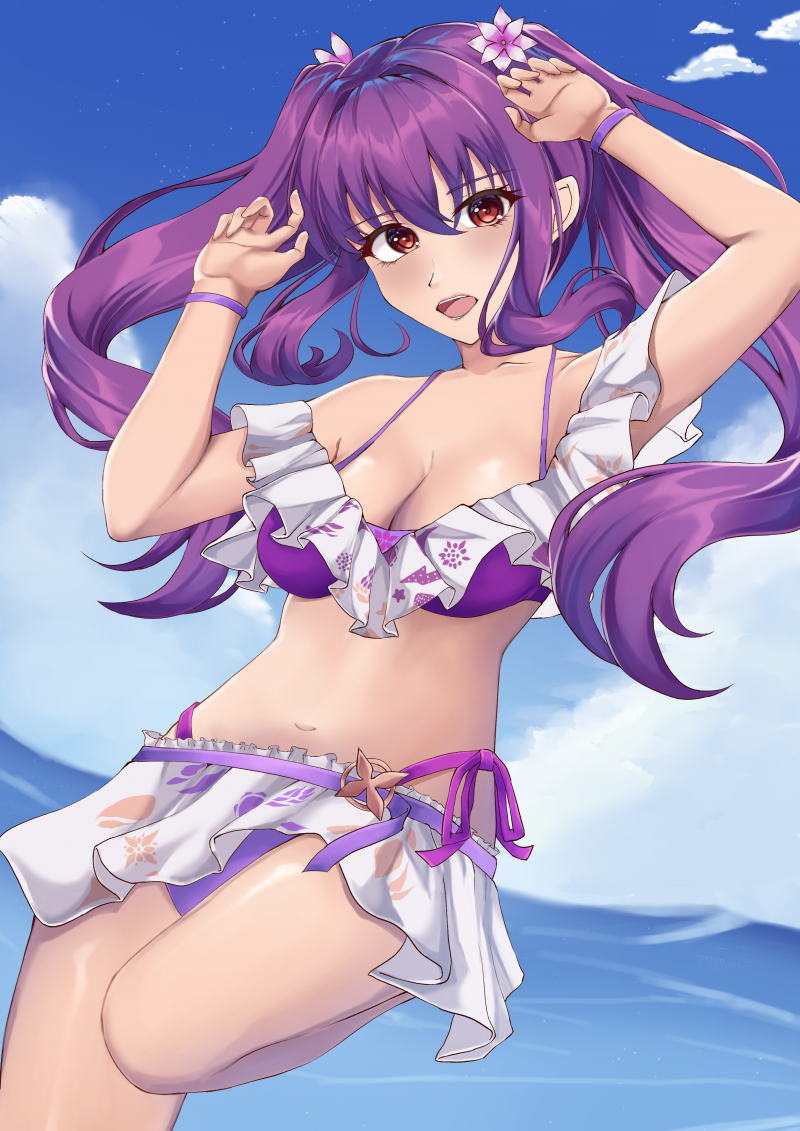 anime, anime tytöt, Fate, Fate Grand Tilaa, Scathach Skadi, twintails anime, anime tytöt, Fate, Fate Grand Tilaa, Scathach Skadi, twintails