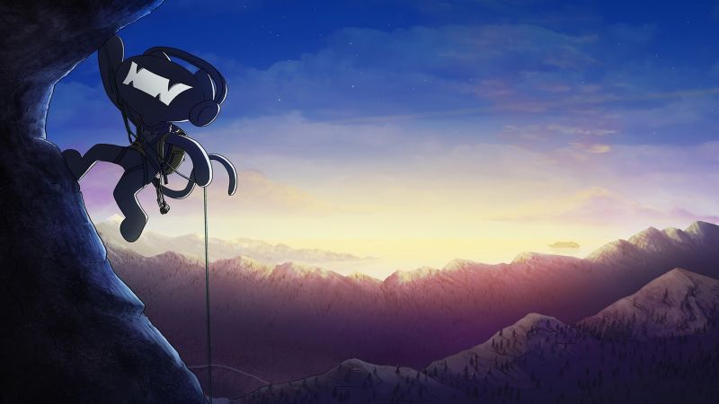 krajina, svítání, Monstercat, hora, svítání, Snímek obrazovky krajina, svítání, Monstercat, hora, svítání, Snímek obrazovky