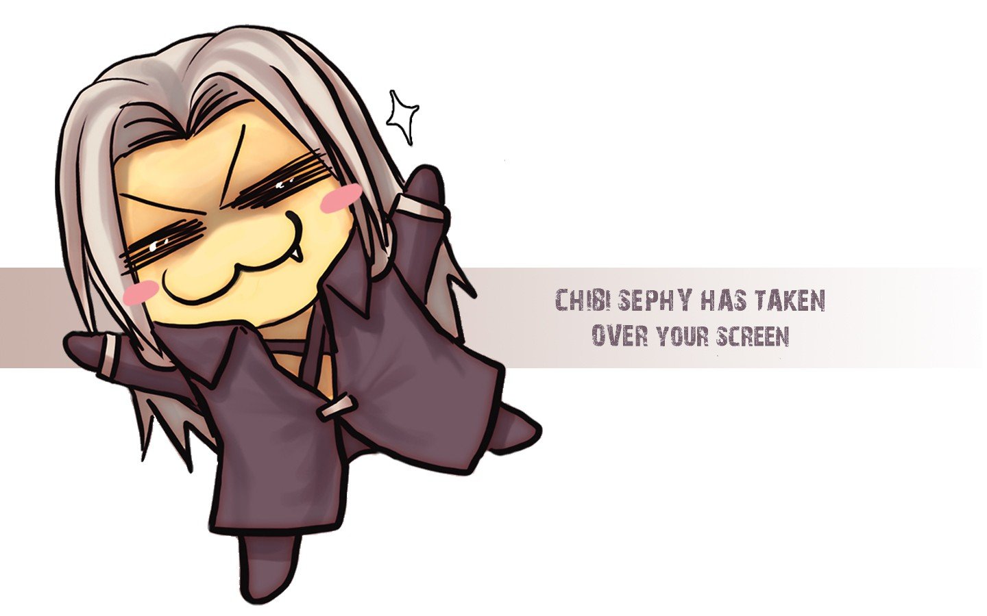 1440x900 px, anime, chibi, fantasia, finale, Sephiroth, vii