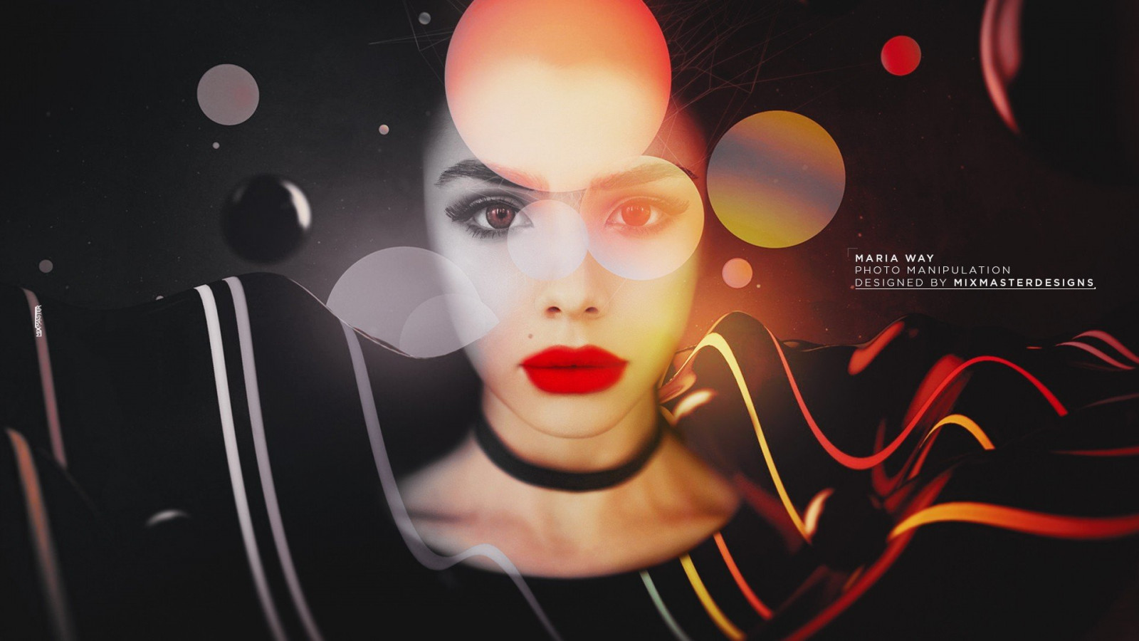 1920x1080 px, design grafic, Maria Way, manipulare fotografie