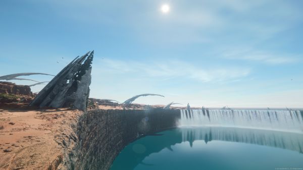 Final Fantasy XVI,video games,Final Fantasy,screen shot,watermarked