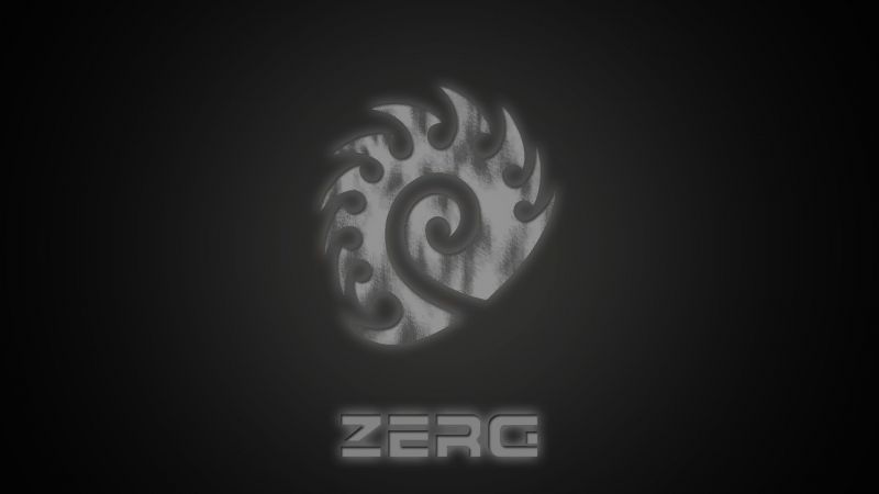 text, logo, kruh, Černá, černobílý, Starcraft II text, logo, kruh, Černá, černobílý, Starcraft II
