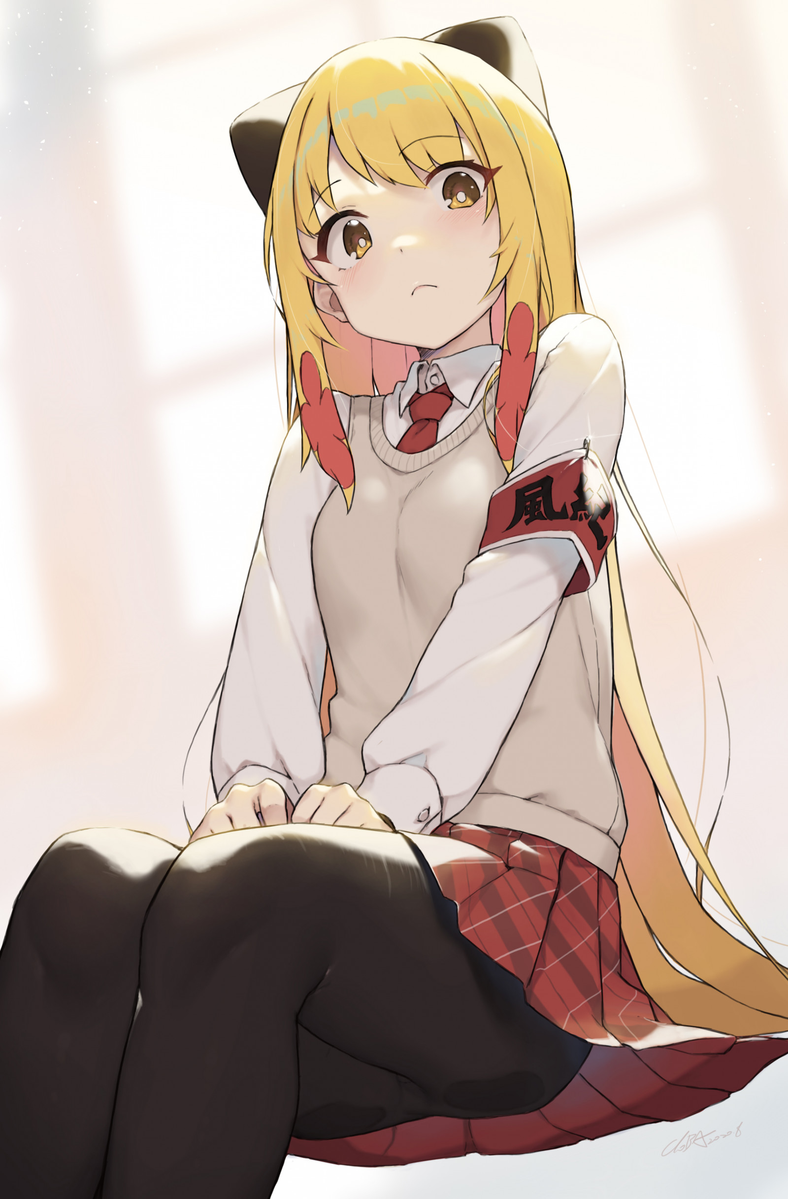 アニメ, アニメの女の子, デジタルアート, アートワーク, 2D, ポートレート表示, 垂直